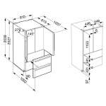 Liebherr CBNes 6256 476公升 法式四門雪櫃